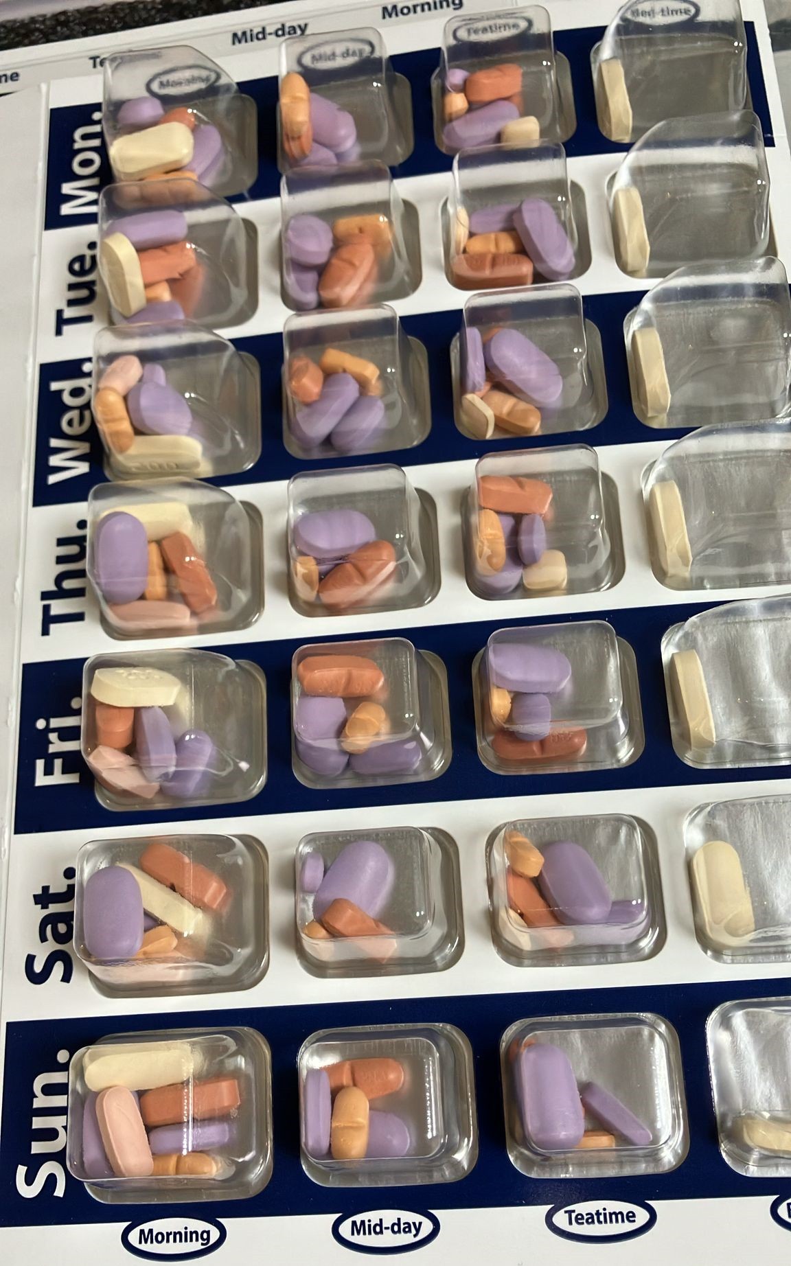 Weekly Dosette Box - Westerhailes Pharmacy